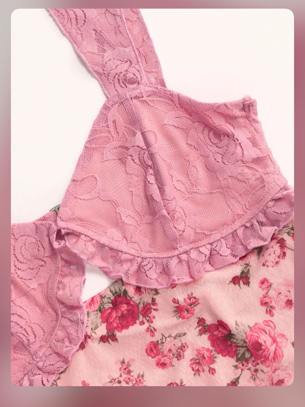 Cider Pink Floral Maxi Slip Dress - Picture 3 of 13